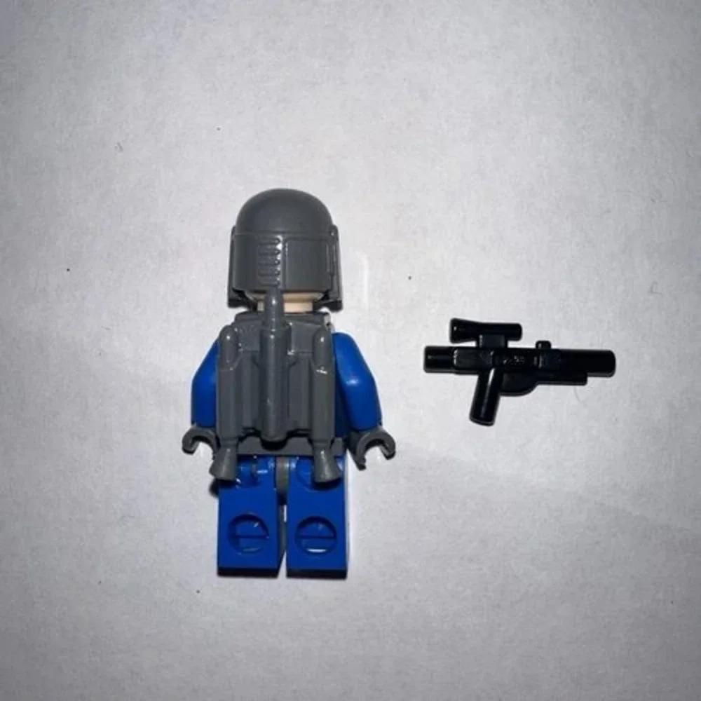 LEGO Star Wars Pre Vizsla Minifigure sw0416 Mandalorian Fighter Set 9525 Blue